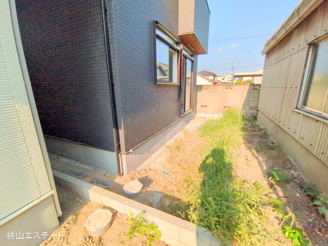 愛知県名古屋市港区明正1丁目の新築戸建て外構写真 2025年8月27日撮影