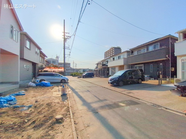 愛知県名古屋市港区明正1丁目の新築戸建て外構写真 2025年8月27日撮影