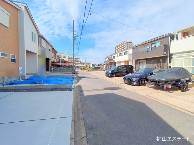 愛知県名古屋市港区明正1丁目の新築戸建て完成写真 2025年10月1日撮影