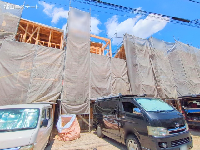 愛知県名古屋市守山区守山1丁目の新築戸建て上棟写真 2025年8月5日撮影