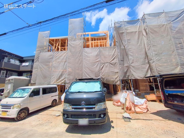 愛知県名古屋市守山区守山1丁目の新築戸建て上棟写真 2025年8月5日撮影
