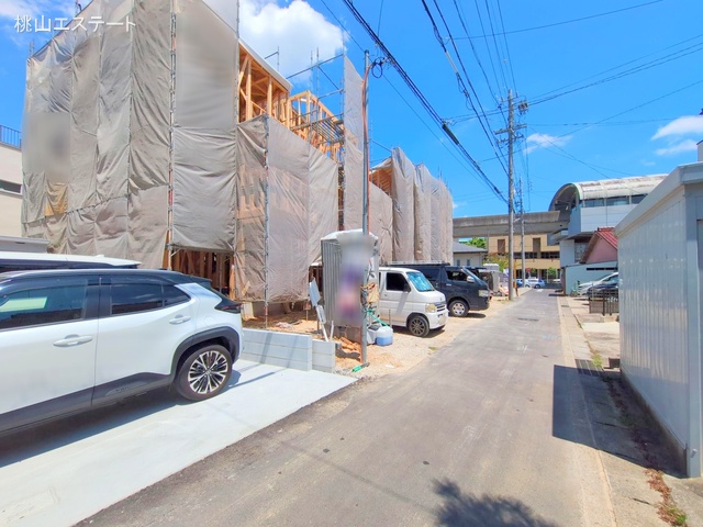 愛知県名古屋市守山区守山1丁目の新築戸建て上棟写真 2025年8月5日撮影
