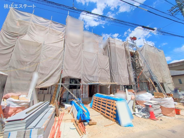 愛知県名古屋市守山区守山1丁目の新築戸建てシート写真 2025年9月1日撮影