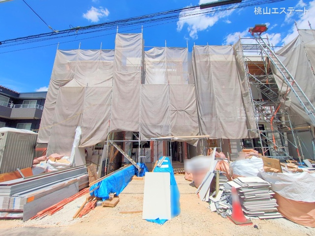 愛知県名古屋市守山区守山1丁目の新築戸建てシート写真 2025年9月1日撮影