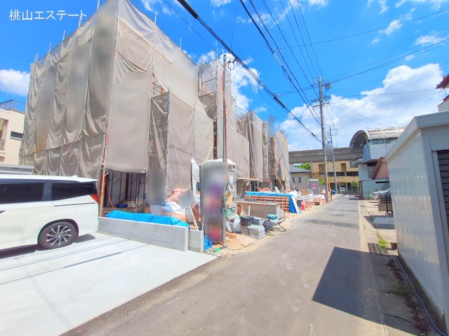 愛知県名古屋市守山区守山1丁目の新築戸建てシート写真 2025年9月1日撮影