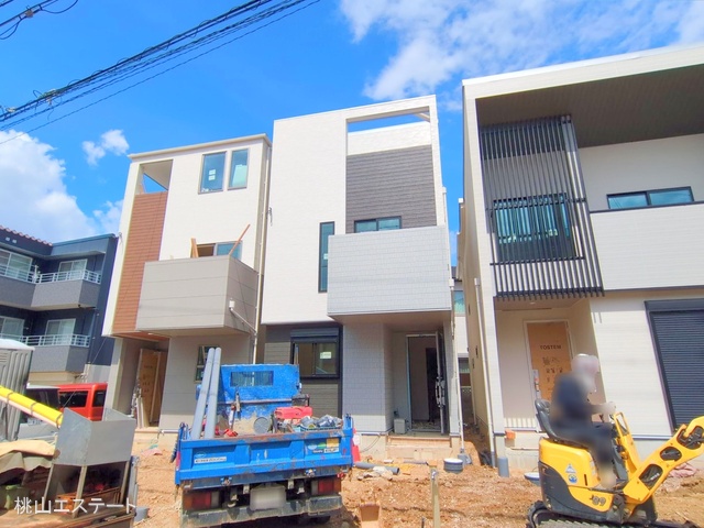 愛知県名古屋市守山区守山1丁目の新築戸建て外構写真 2025年9月17日撮影