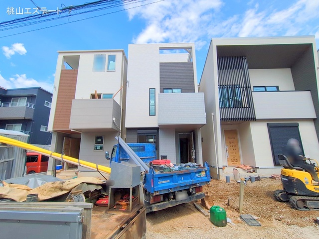 愛知県名古屋市守山区守山1丁目の新築戸建て外構写真 2025年9月17日撮影