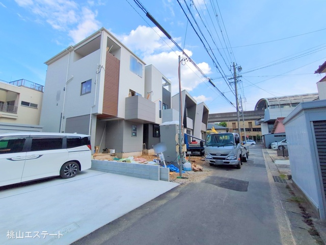 愛知県名古屋市守山区守山1丁目の新築戸建て外構写真 2025年9月17日撮影