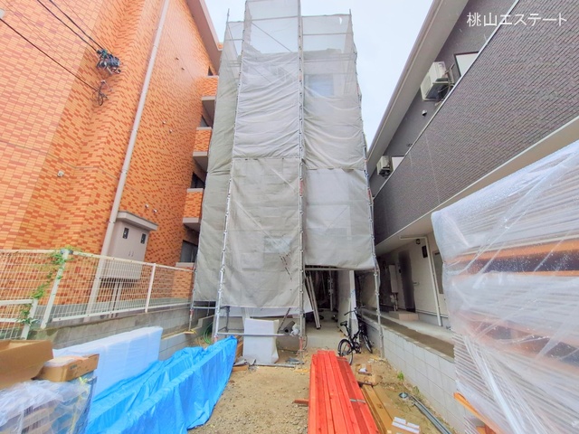 愛知県名古屋市南区鶴田2丁目の新築戸建てシート写真 2025年8月6日撮影