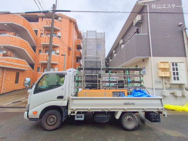 愛知県名古屋市南区鶴田2丁目の新築戸建てシート写真 2025年8月6日撮影
