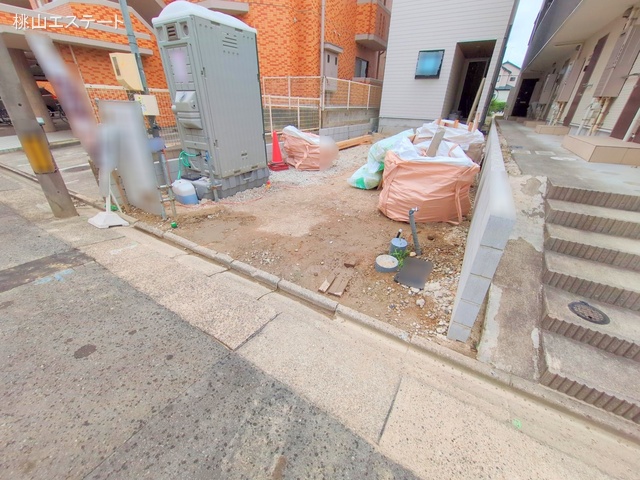 愛知県名古屋市南区鶴田2丁目の新築戸建て外構写真 2025年9月3日撮影