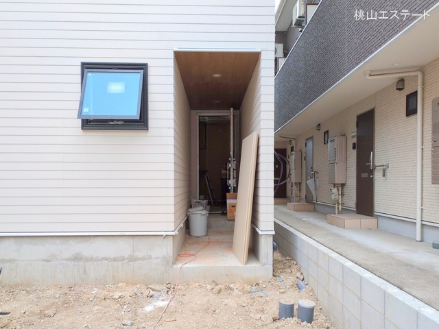 愛知県名古屋市南区鶴田2丁目の新築戸建て外構写真 2025年9月3日撮影