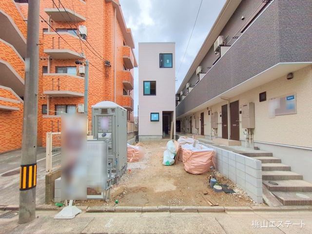 愛知県名古屋市南区鶴田2丁目の新築戸建て外構写真 2025年9月3日撮影