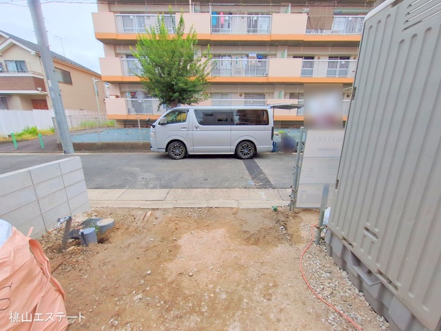 愛知県名古屋市南区鶴田2丁目の新築戸建て外構写真 2025年9月3日撮影