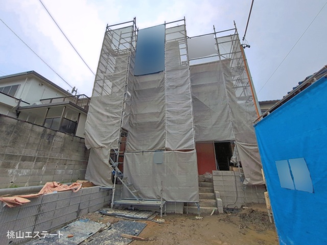 愛知県日進市岩崎町元井ゲの新築戸建て上棟写真 2026年6月8日撮影