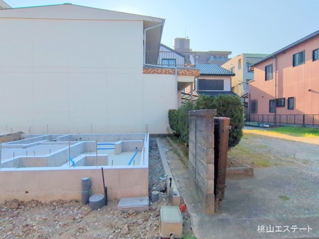 愛知県名古屋市北区長田町３丁目の新築戸建て基礎写真 2025年7月31日撮影