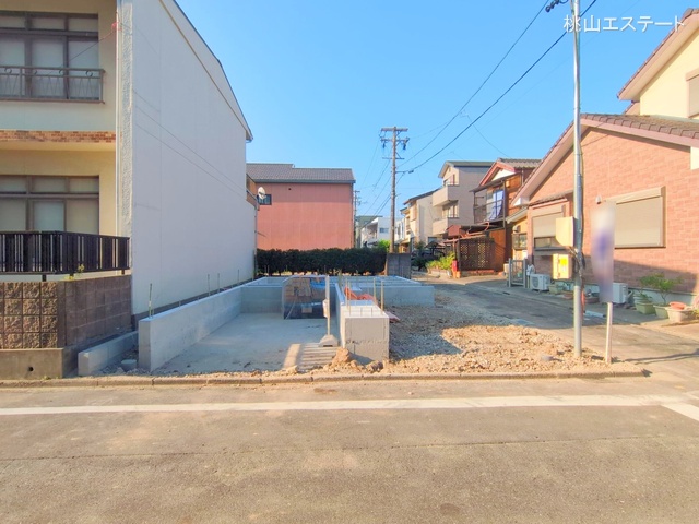 愛知県名古屋市北区長田町３丁目の新築戸建て基礎写真 2025年7月31日撮影