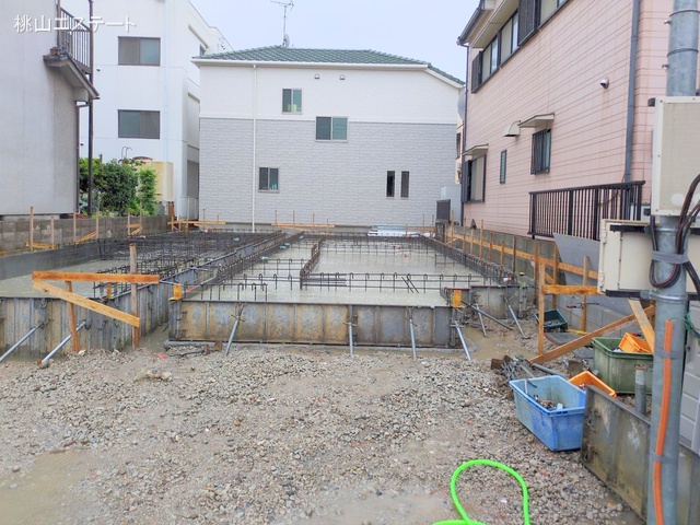 愛知県名古屋市南区観音町3丁目の新築戸建て基礎写真 2025年7月16日撮影