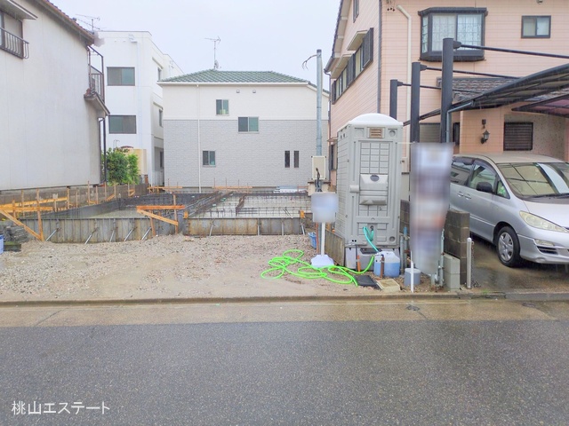 愛知県名古屋市南区観音町3丁目の新築戸建て基礎写真 2025年7月16日撮影