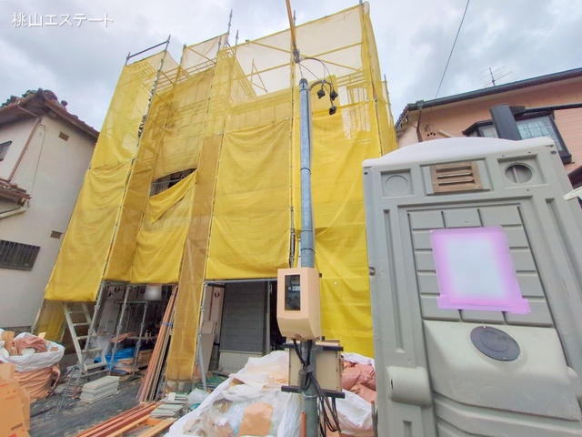 愛知県名古屋市南区観音町3丁目の新築戸建てシート写真 2025年9月3日撮影