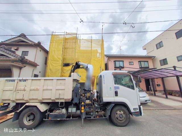 愛知県名古屋市南区観音町3丁目の新築戸建てシート写真 2025年9月3日撮影