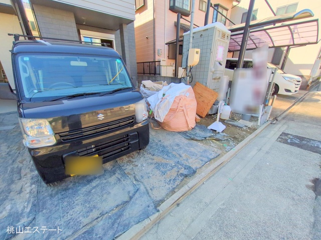 愛知県名古屋市南区観音町3丁目の新築戸建て外構写真 2025年9月29日撮影