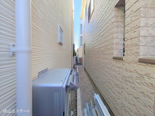愛知県名古屋市南区観音町3丁目の新築戸建て外構写真 2025年9月29日撮影