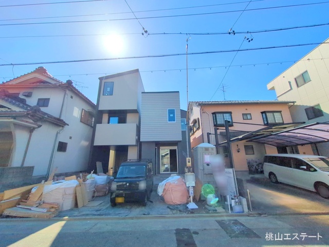 愛知県名古屋市南区観音町3丁目の新築戸建て外構写真 2025年9月29日撮影
