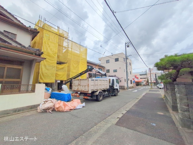 愛知県名古屋市南区観音町3丁目の新築戸建てシート写真 2025年9月3日撮影