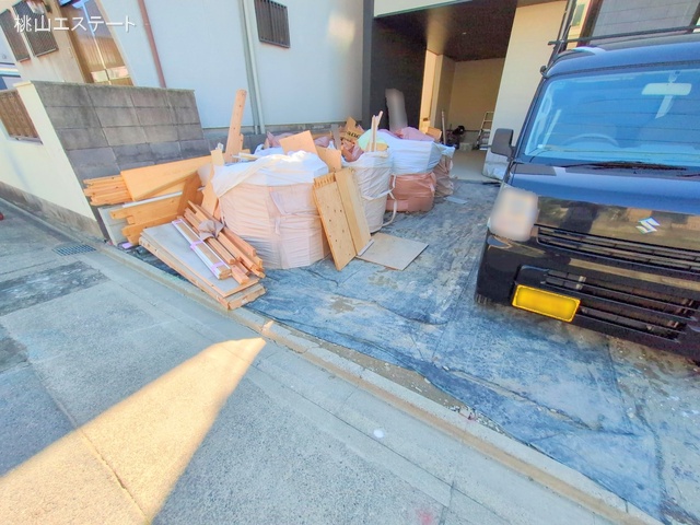 愛知県名古屋市南区観音町3丁目の新築戸建て外構写真 2025年9月29日撮影