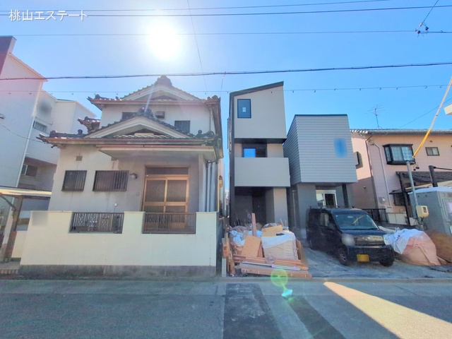 愛知県名古屋市南区観音町3丁目の新築戸建て外構写真 2025年9月29日撮影