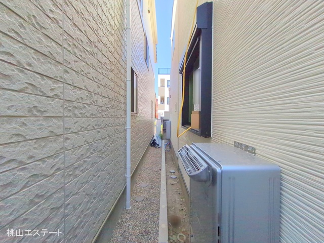愛知県名古屋市南区観音町3丁目の新築戸建て外構写真 2025年9月29日撮影