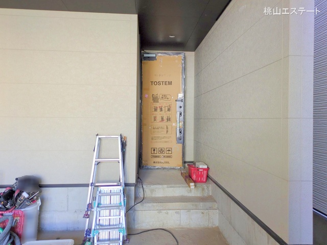 愛知県名古屋市南区観音町3丁目の新築戸建て外構写真 2025年9月29日撮影