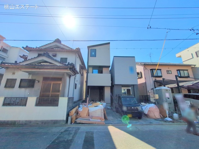 愛知県名古屋市南区観音町3丁目の新築戸建て外構写真 2025年9月29日撮影