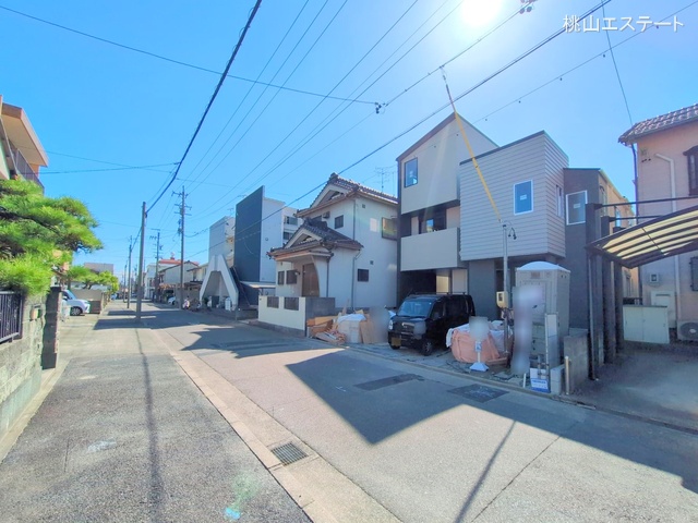 愛知県名古屋市南区観音町3丁目の新築戸建て外構写真 2025年9月29日撮影
