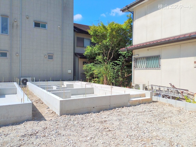 愛知県名古屋市北区安井2丁目の新築戸建て基礎写真 2025年7月21日撮影