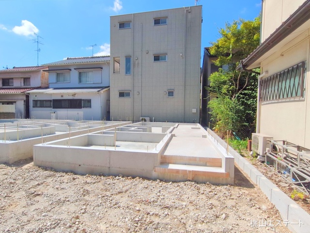愛知県名古屋市北区安井2丁目の新築戸建て基礎写真 2025年7月21日撮影