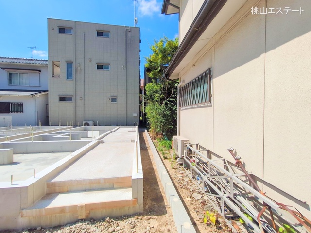 愛知県名古屋市北区安井2丁目の新築戸建て基礎写真 2025年7月21日撮影
