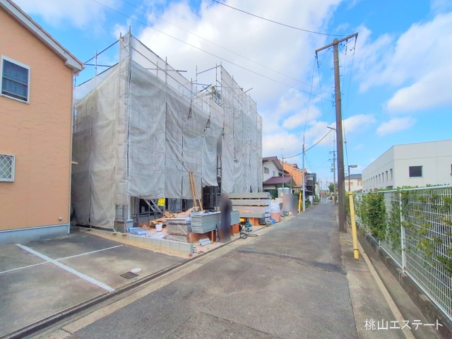 愛知県名古屋市北区安井2丁目の新築戸建てシート写真 2025年8月31日撮影
