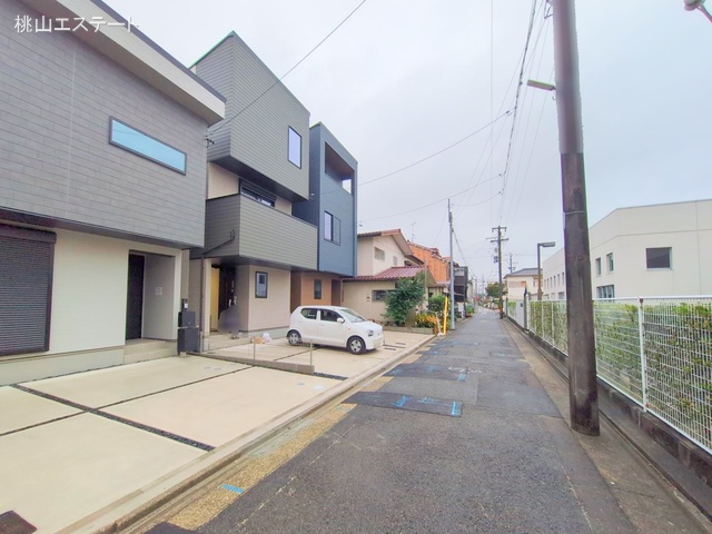 愛知県名古屋市北区安井2丁目の新築戸建て外構写真 2025年10月15日撮影