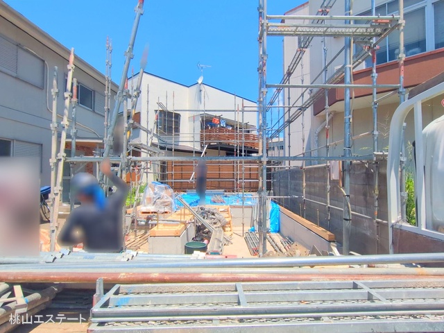 愛知県名古屋市西区こも原町の新築戸建て基礎写真 2025年7月21日撮影
