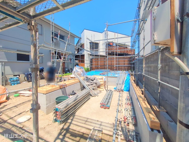 愛知県名古屋市西区こも原町の新築戸建て基礎写真 2025年7月21日撮影