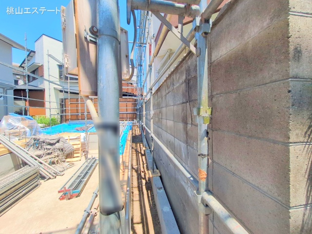 愛知県名古屋市西区こも原町の新築戸建て基礎写真 2025年7月21日撮影