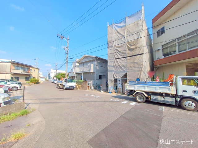 愛知県名古屋市西区こも原町の新築戸建てシート写真 2025年8月28日撮影