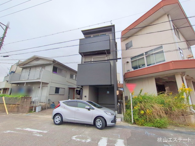 愛知県名古屋市西区こも原町の新築戸建て外構写真 2025年10月13日撮影