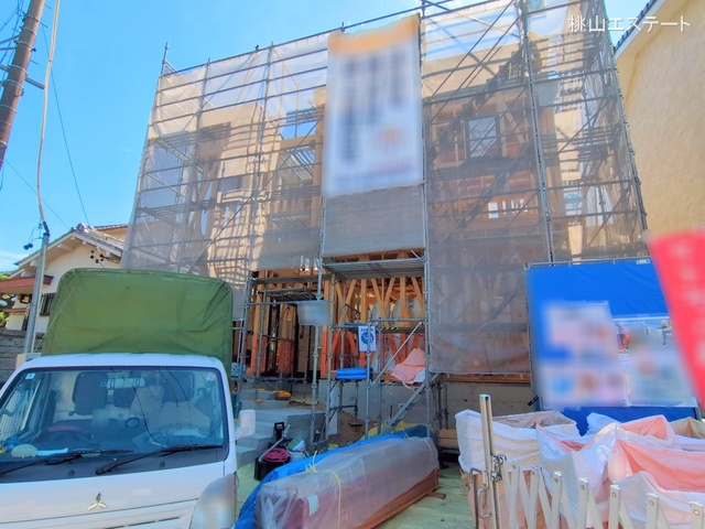 愛知県名古屋市守山区城土町の新築戸建て上棟写真 2025年9月25日撮影