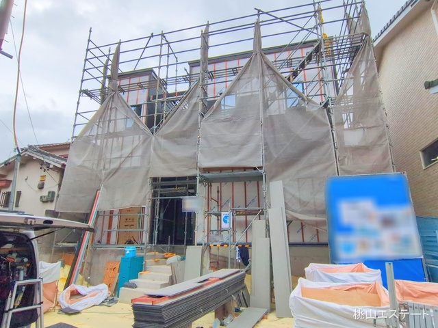 愛知県名古屋市守山区城土町の新築戸建てシート写真 2025年10月13日撮影
