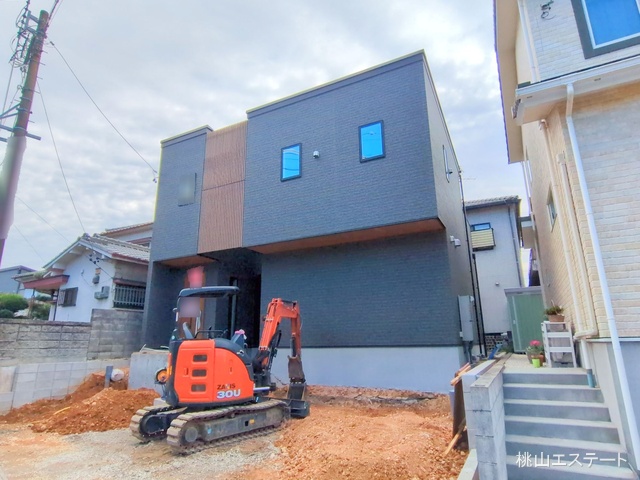 愛知県名古屋市守山区城土町の新築戸建て外構写真 2025年11月10日撮影