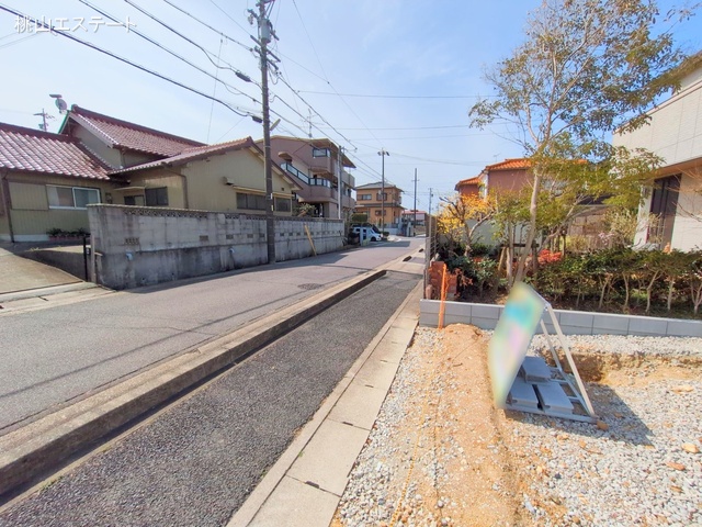 愛知県名古屋市天白区海老山町の新築戸建て更地・土地写真 2025年3月13日撮影