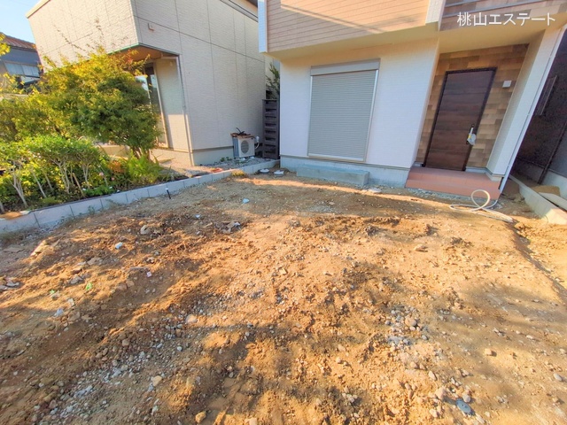 愛知県名古屋市天白区海老山町の新築戸建て外構写真 2025年10月26日撮影